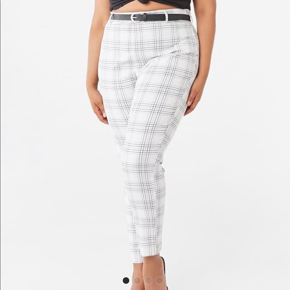 Plus Size Plaid Harper pants